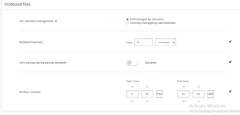 Set device tracking policy settings